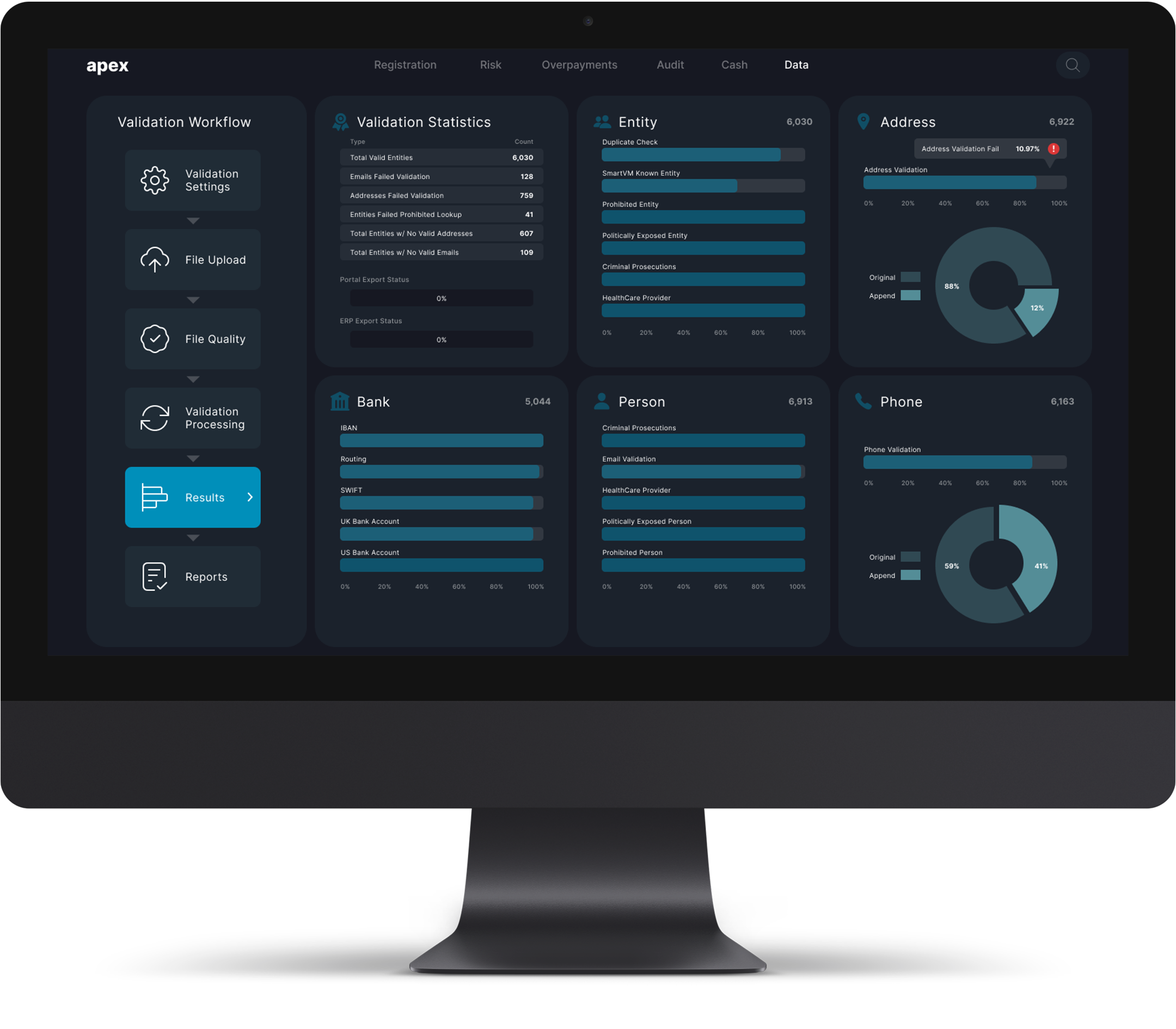 screenshot of apexanalytix