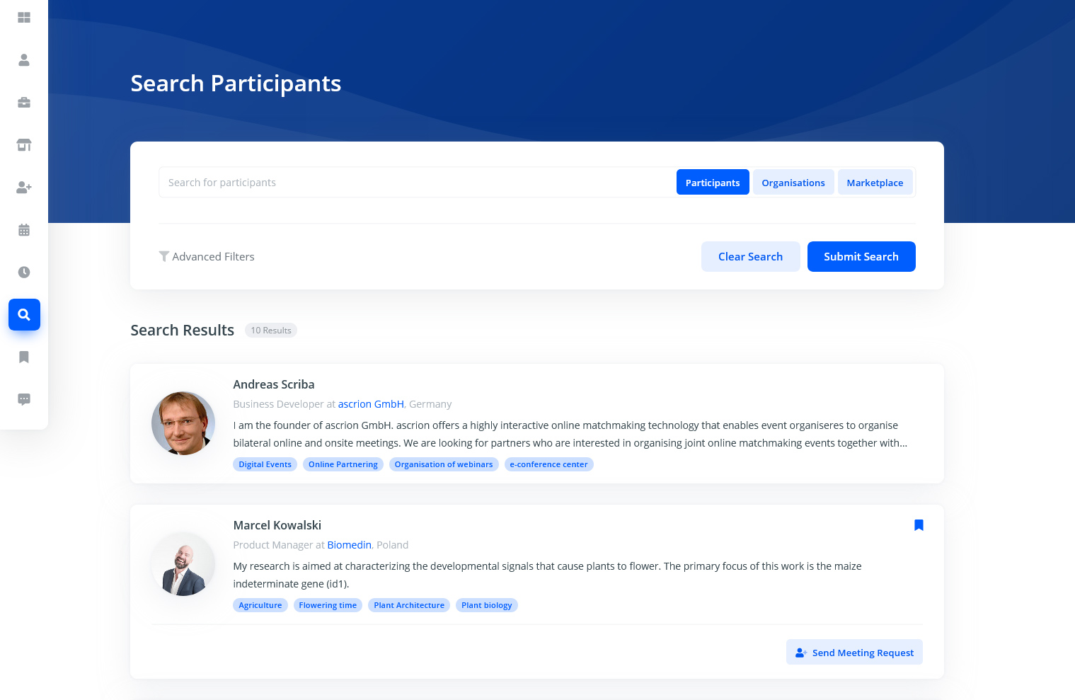 screenshot of ascrion