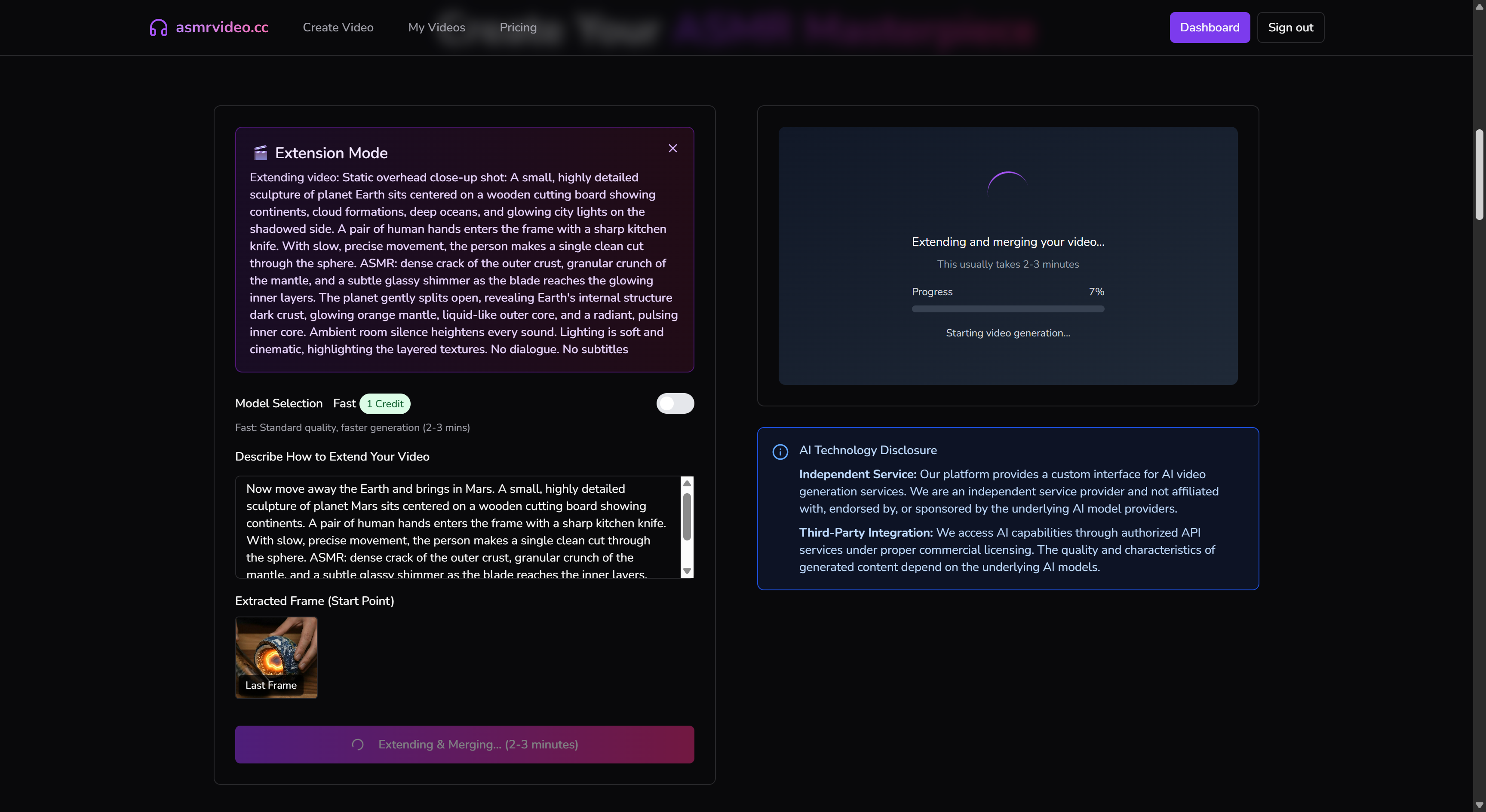 screenshot of asmrvideo.cc