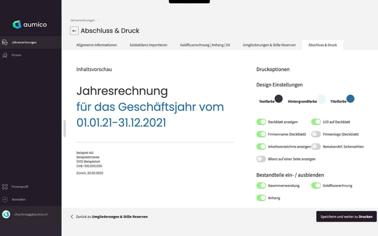 screenshot of aumico