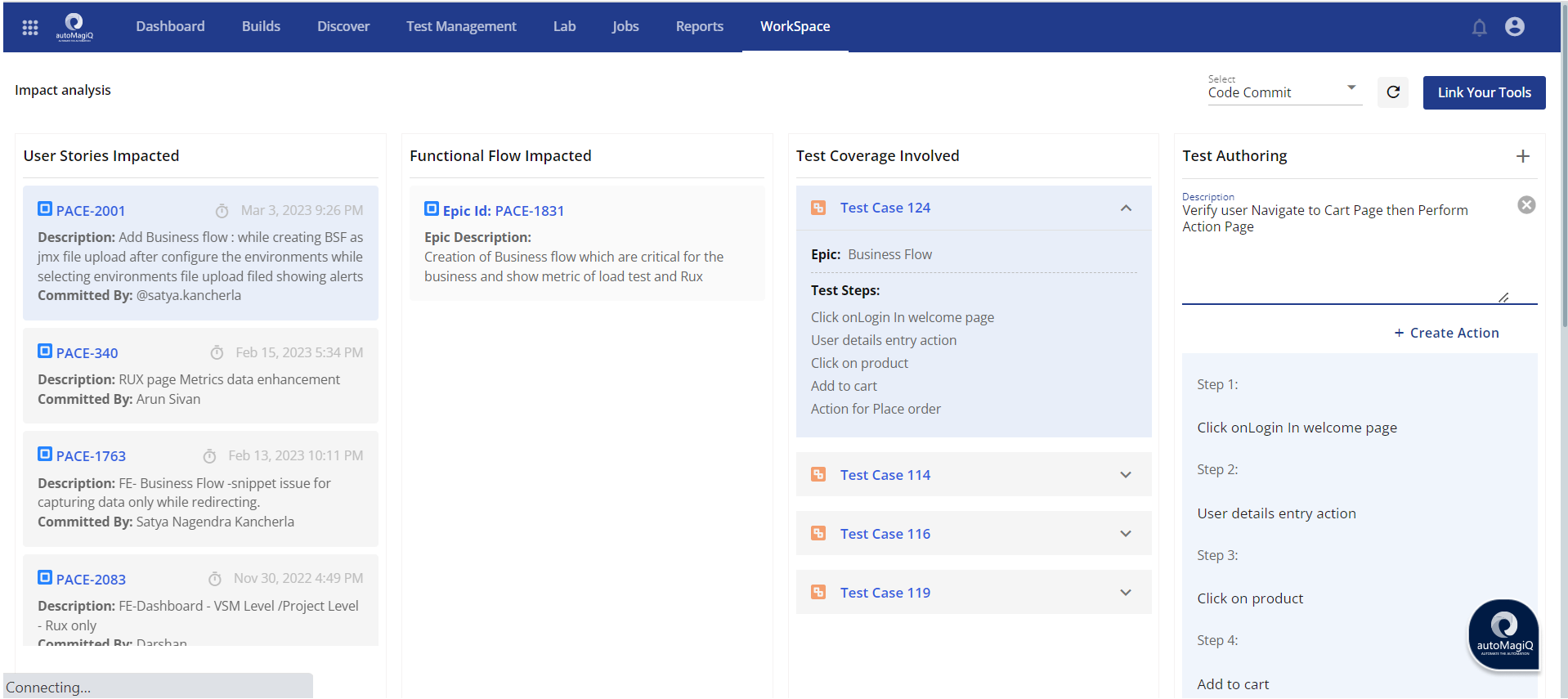 screenshot of autoMagiQ