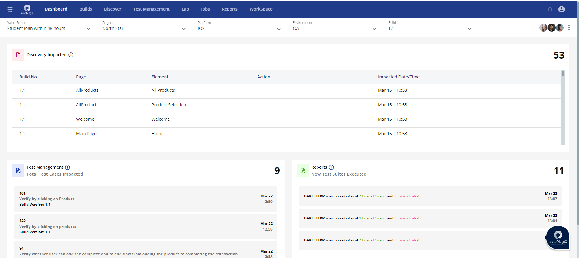 screenshot of autoMagiQ