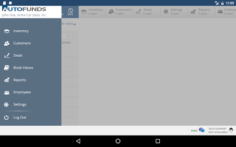 screenshot of autofunds.com