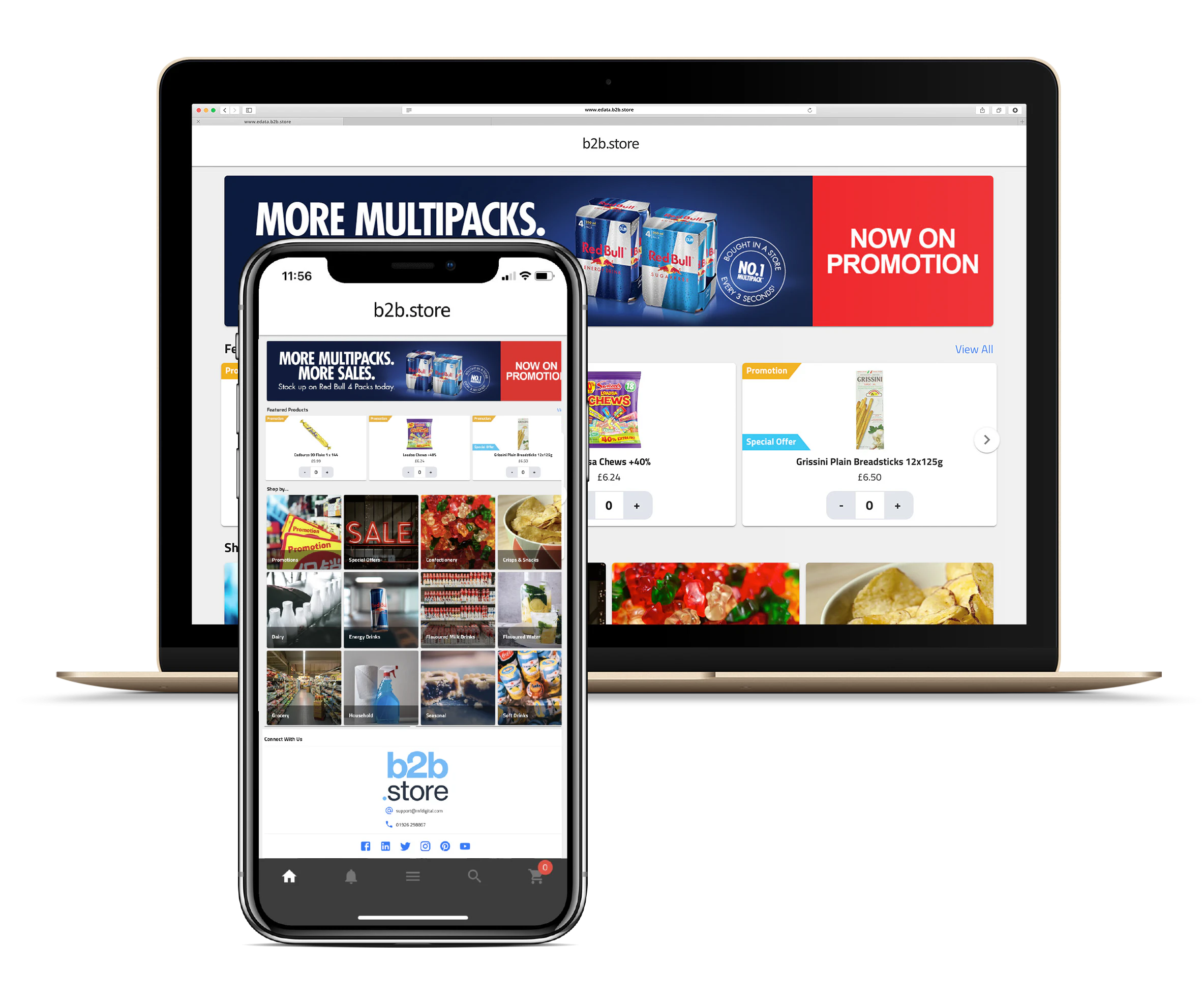 screenshot of b2b.store