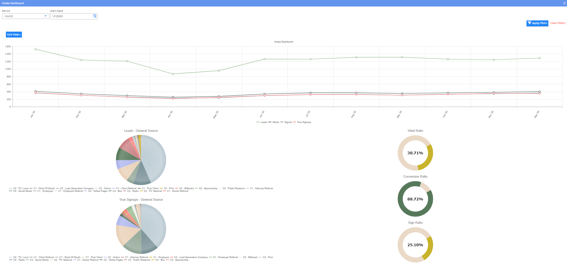 screenshot of backdocket