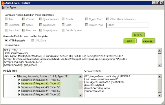 screenshot of beSTORM