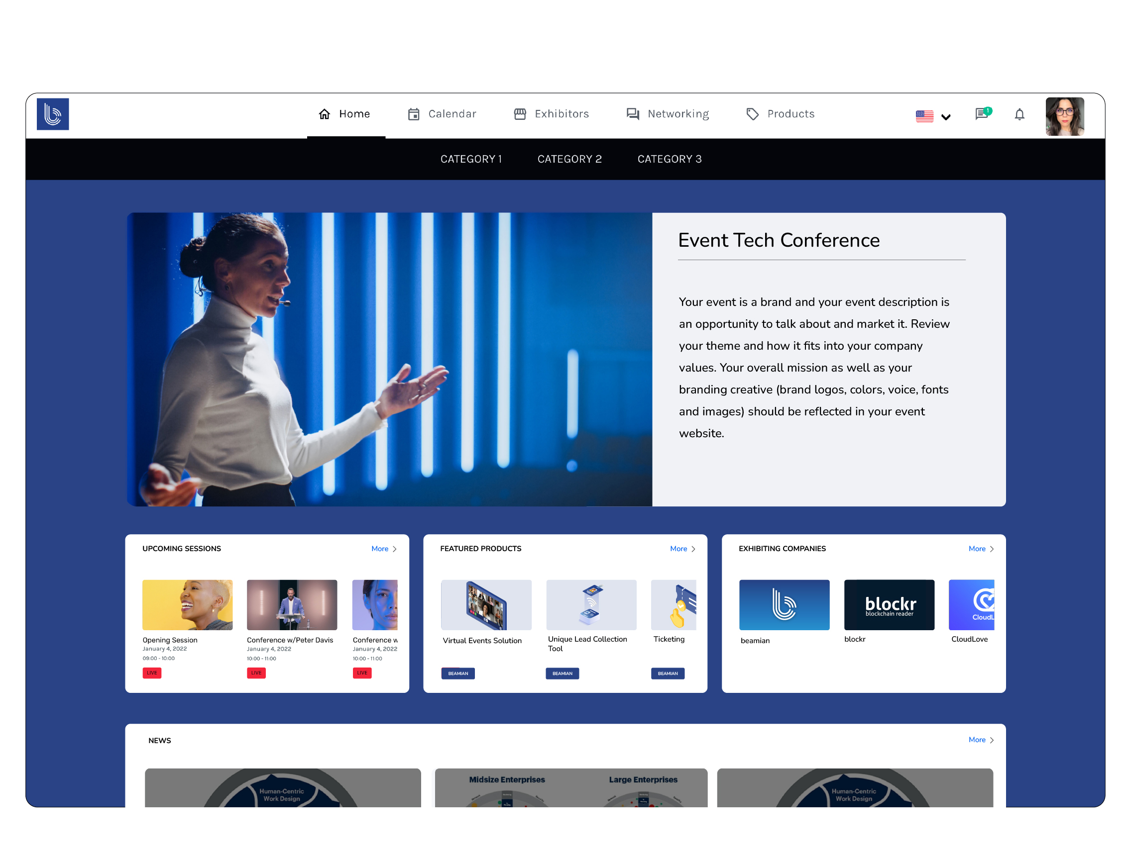 screenshot of beamian