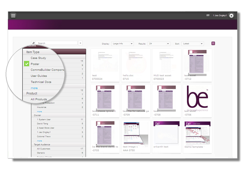 screenshot of bethebrand