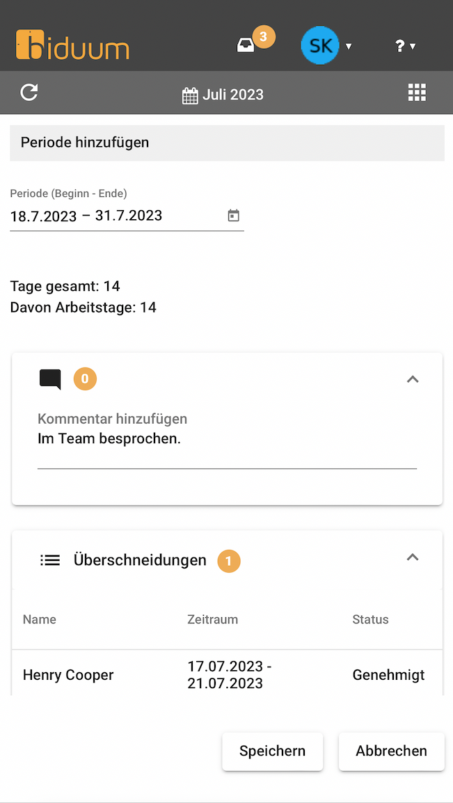 screenshot of biduum
