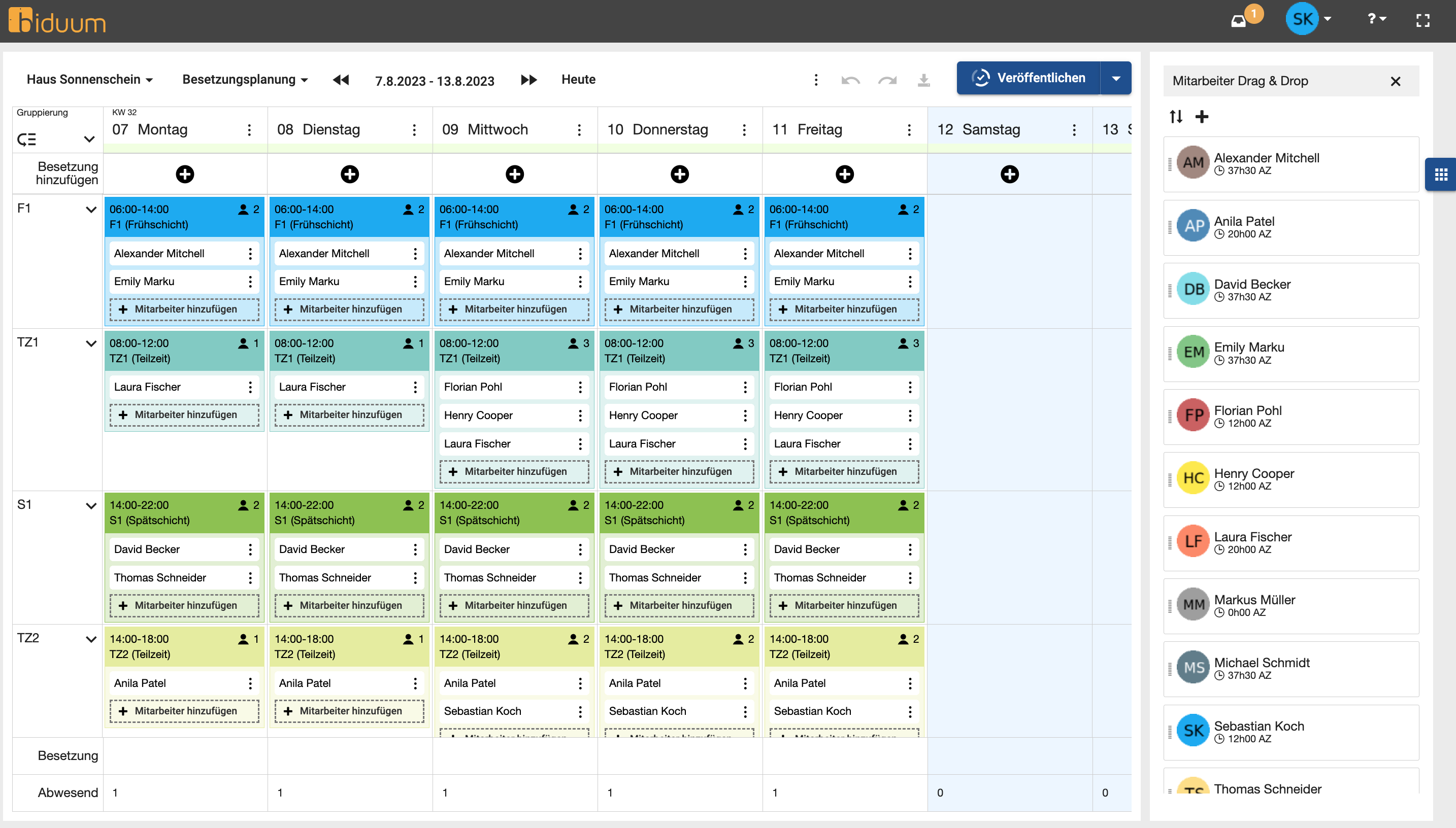 screenshot of biduum