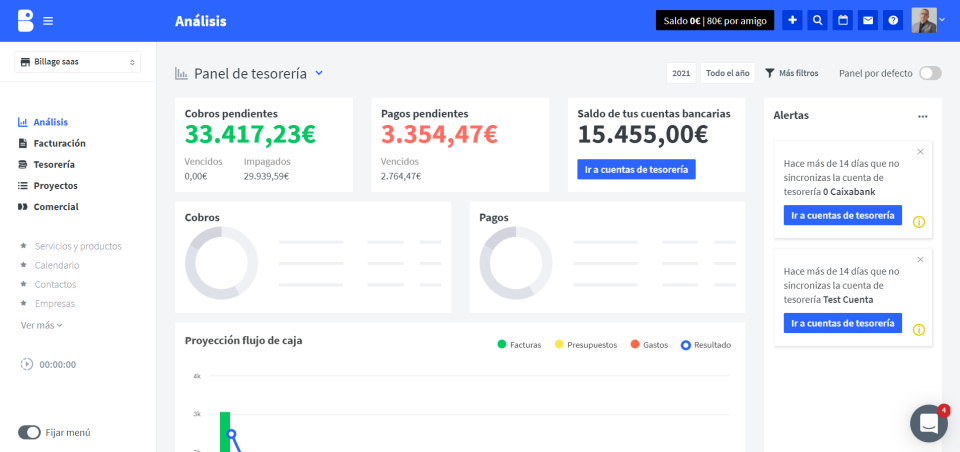 screenshot of billage