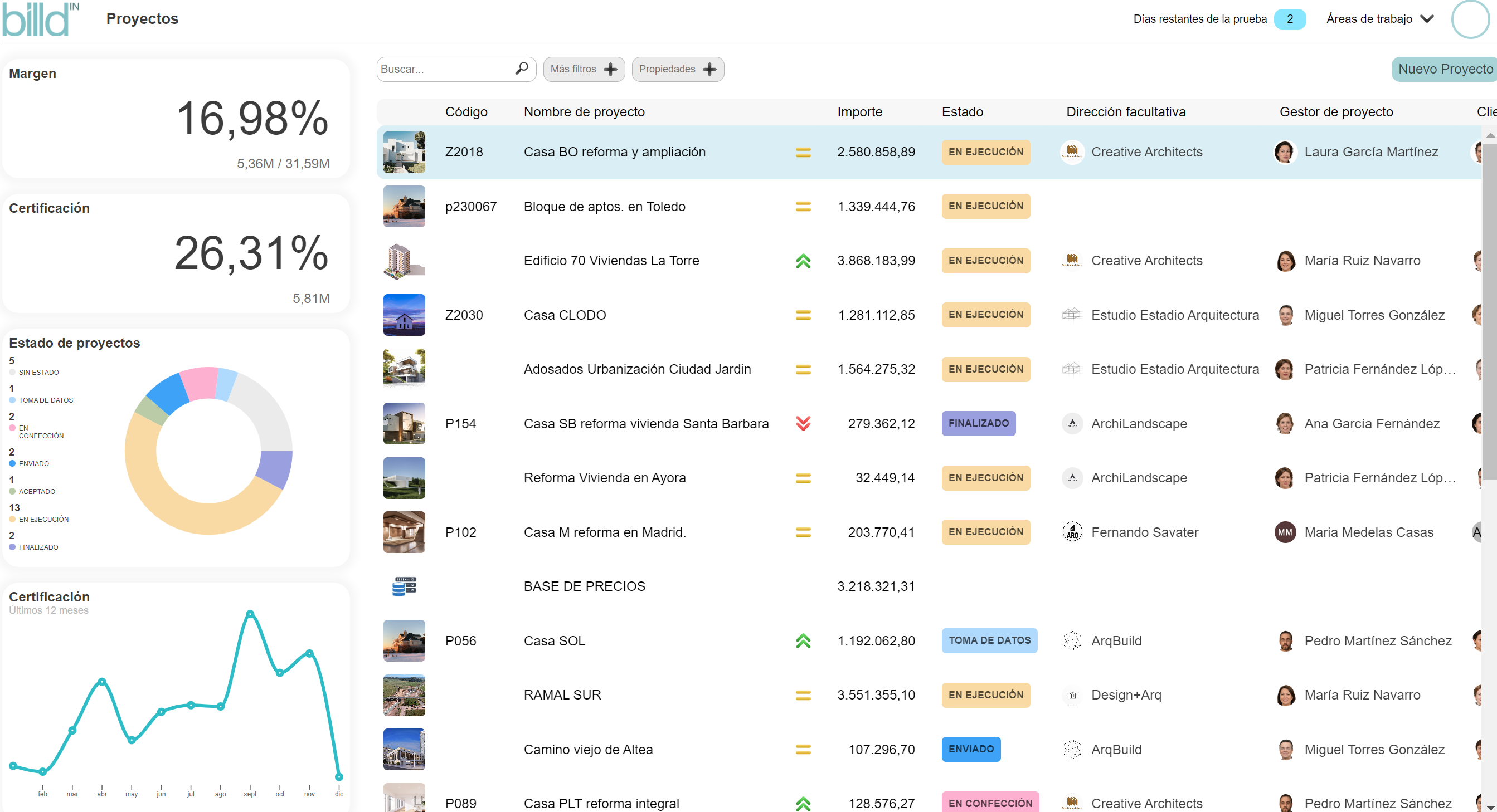 screenshot of billdin