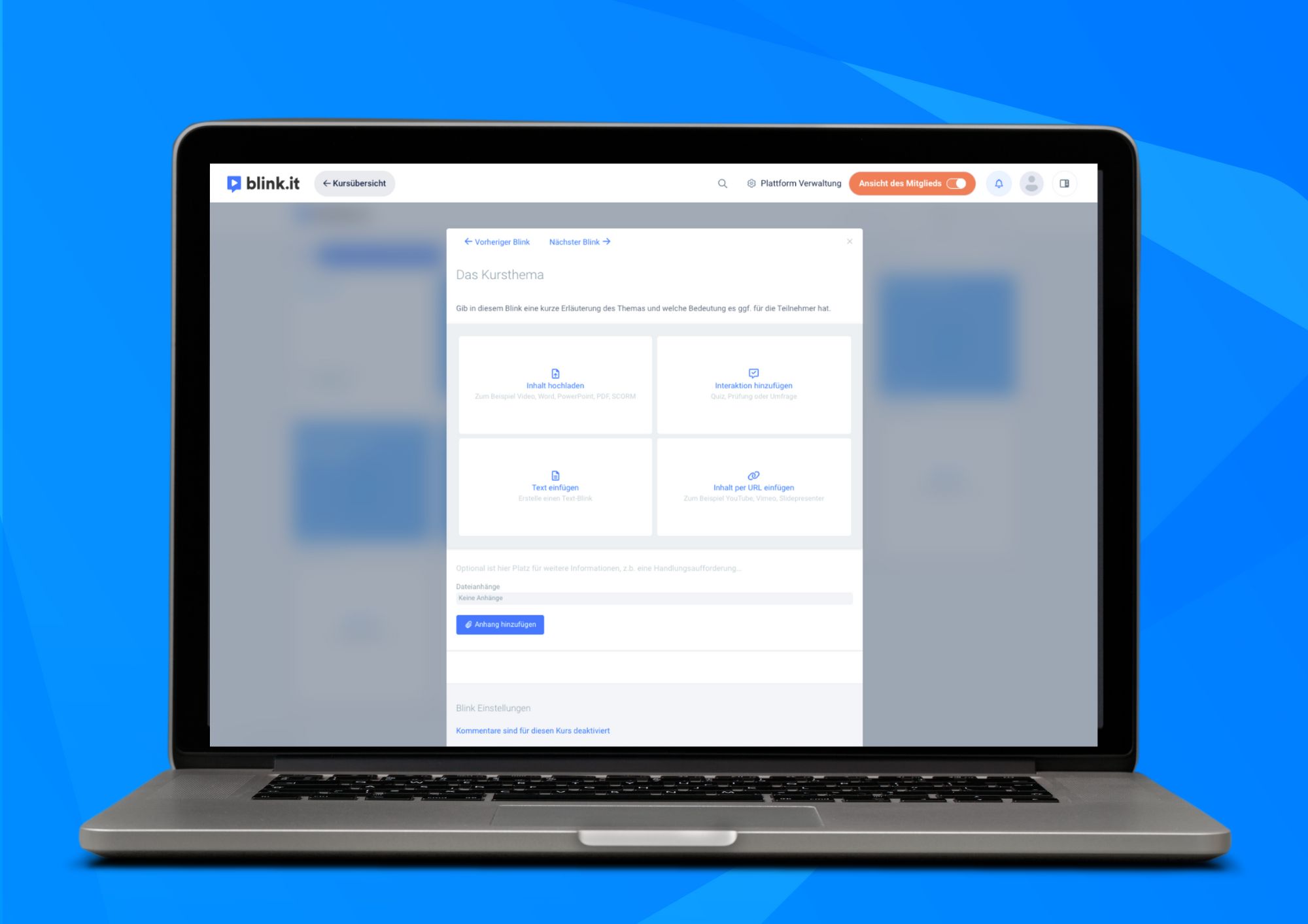 screenshot of blink.it