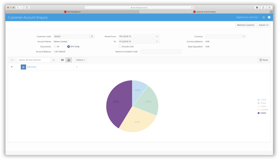 screenshot of bluQube