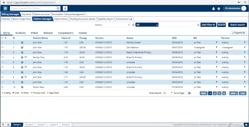 screenshot of blueBriX
