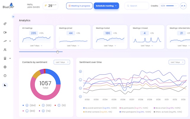 screenshot of bluecap