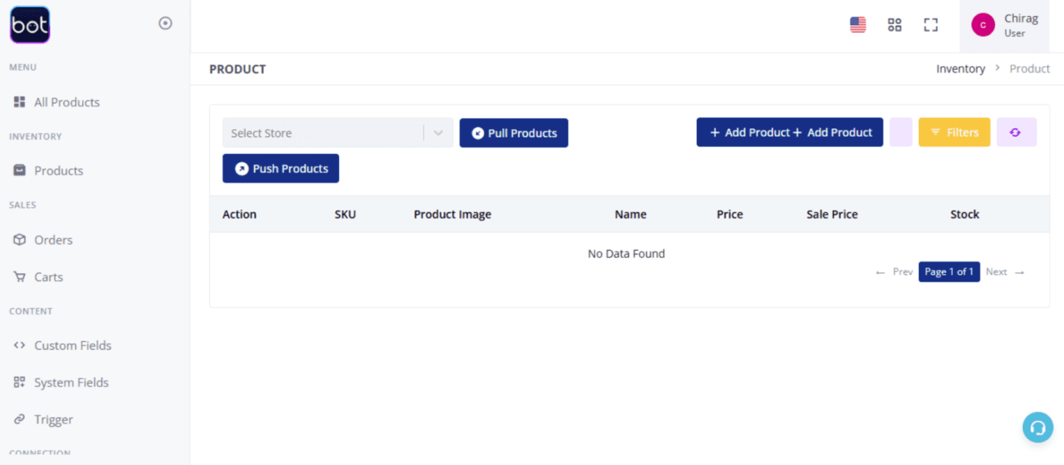 screenshot of botsense