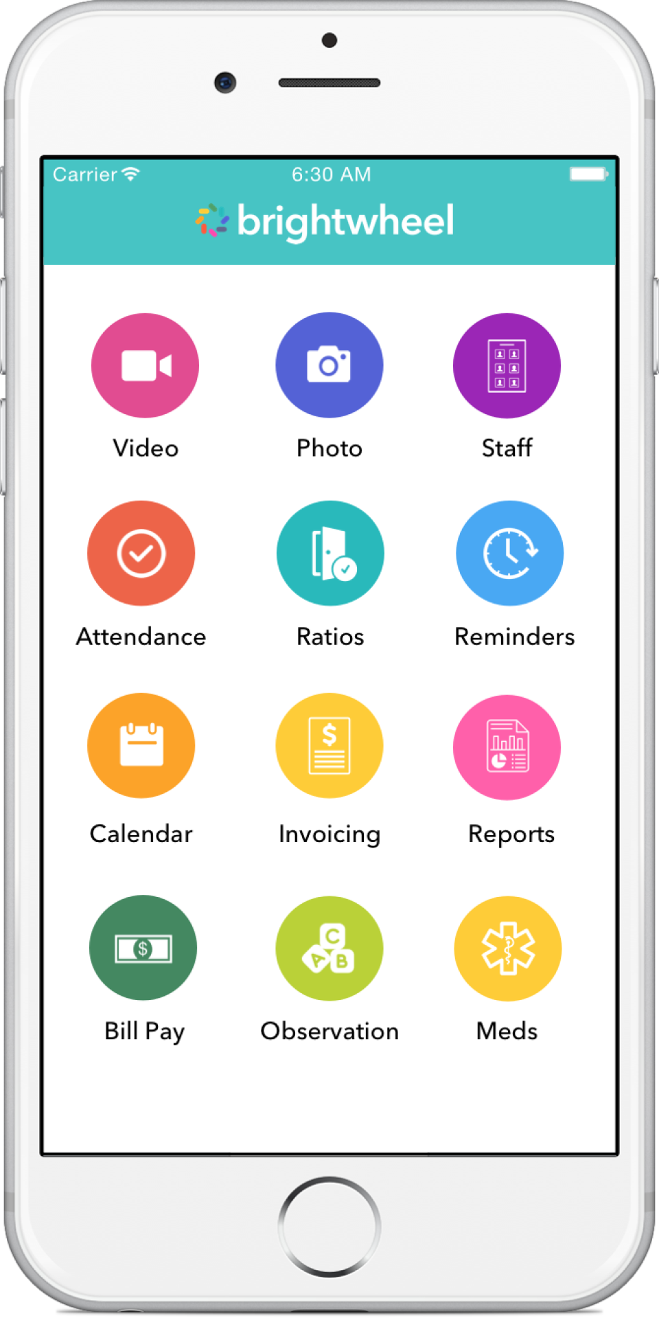 screenshot of brightwheel