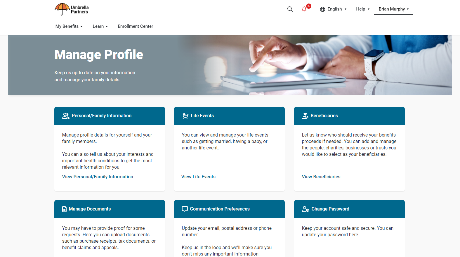 screenshot of bswift