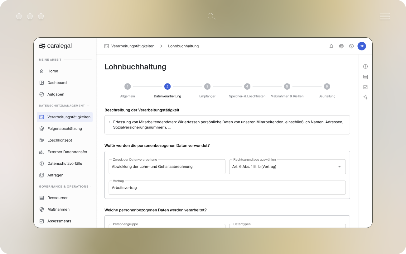 screenshot of caralegal