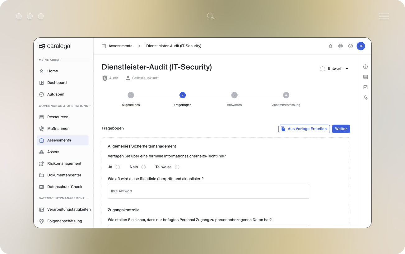 screenshot of caralegal