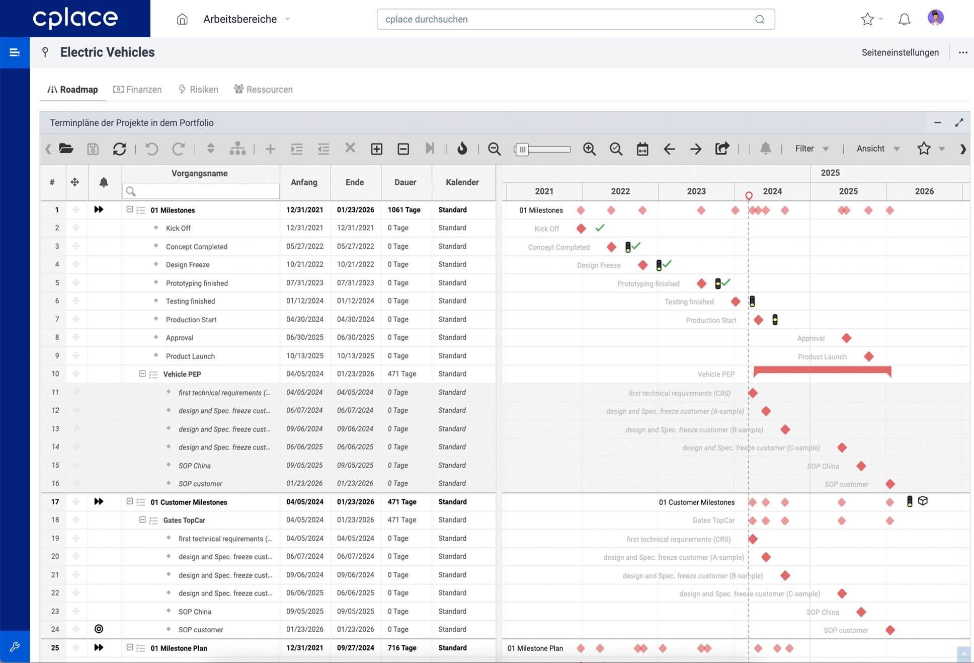 screenshot of cplace