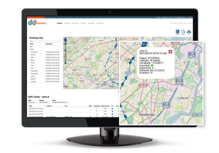screenshot of doForms