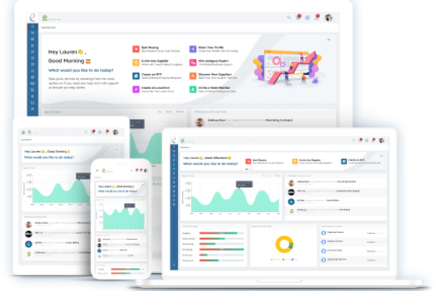 screenshot of e-Procure