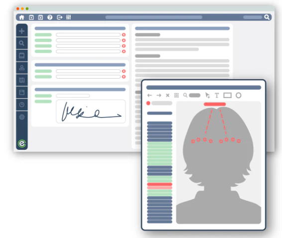 screenshot of e-clinic