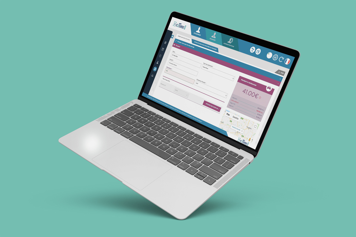 screenshot of e2Time.com