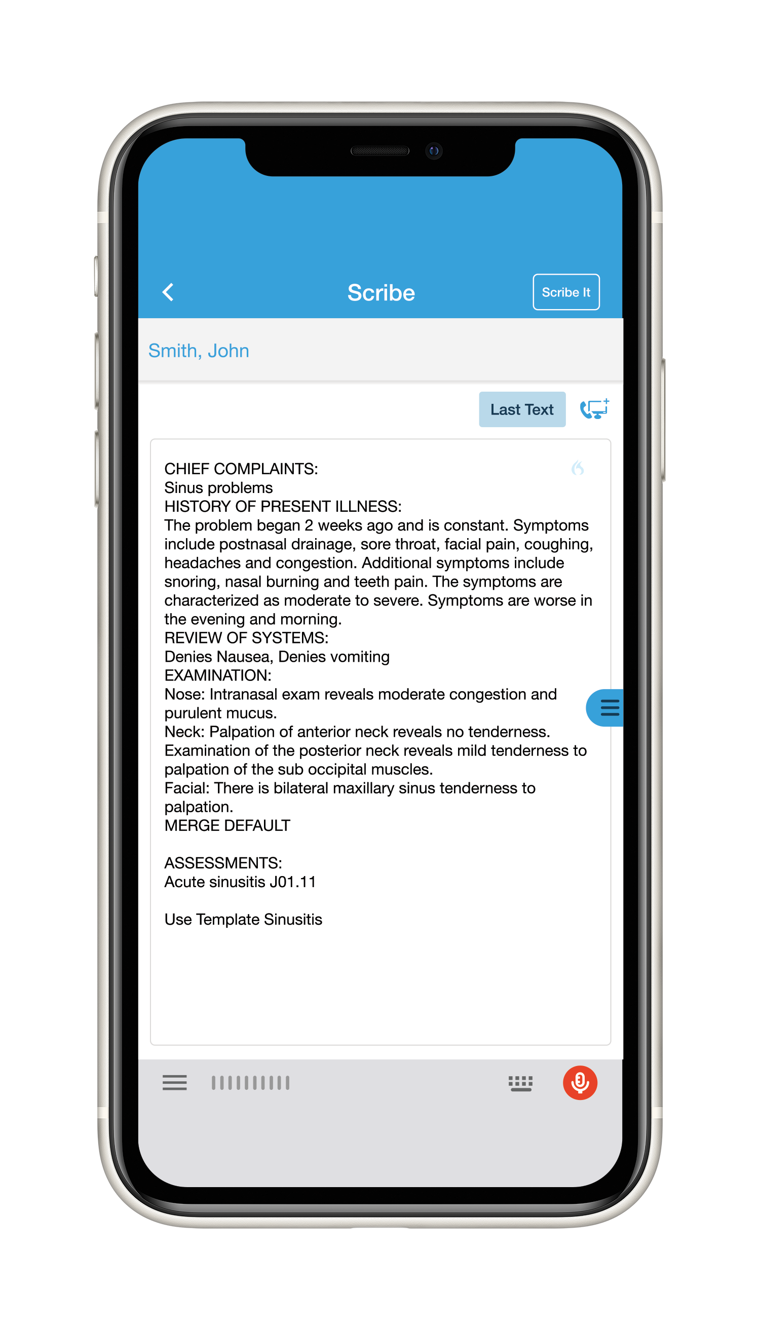 screenshot of eClinicalWorks