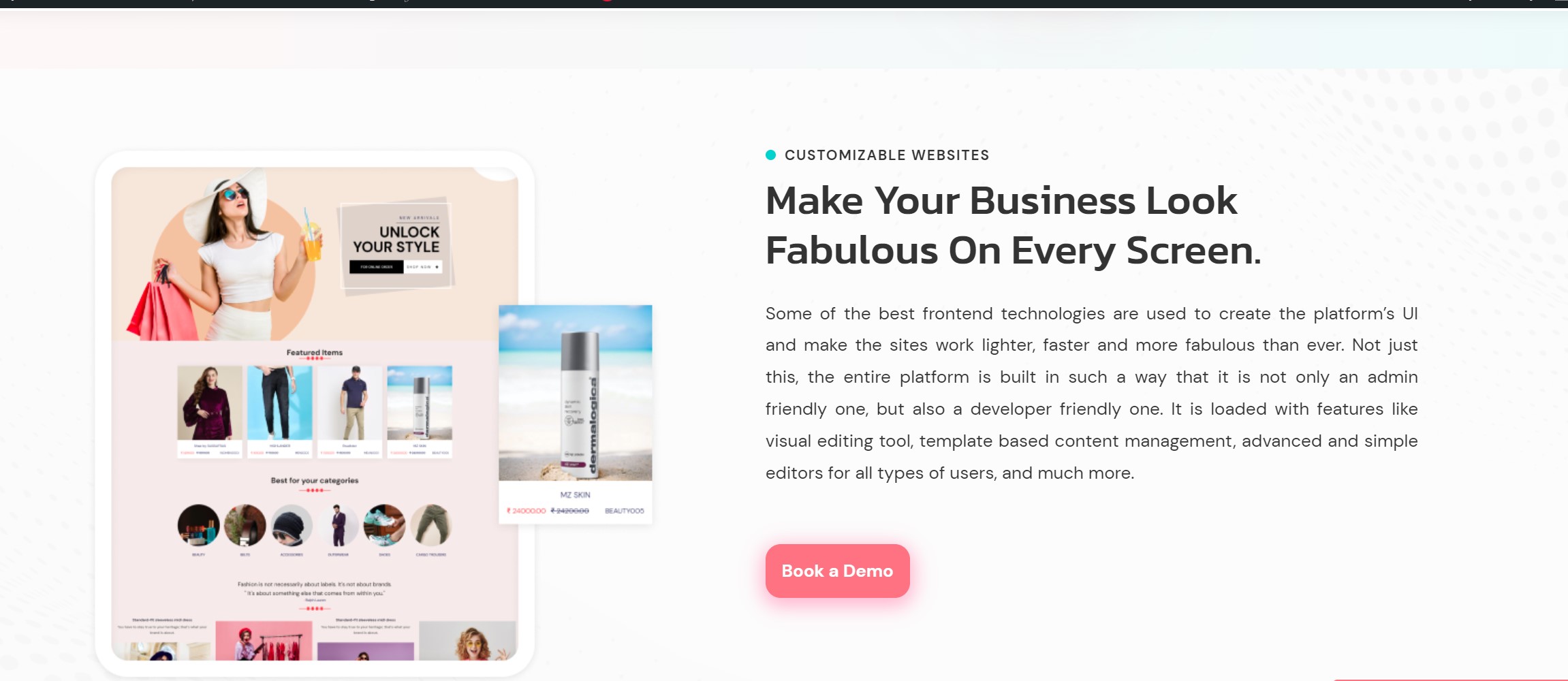 screenshot of eCommfy