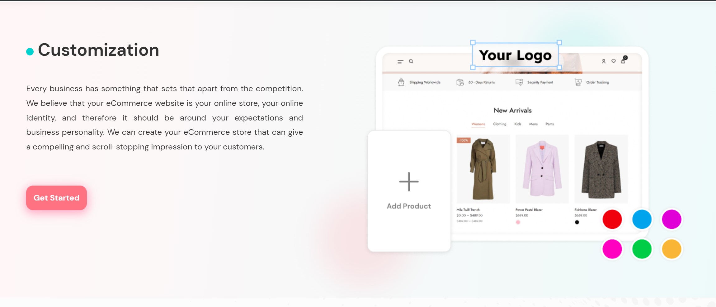 screenshot of eCommfy