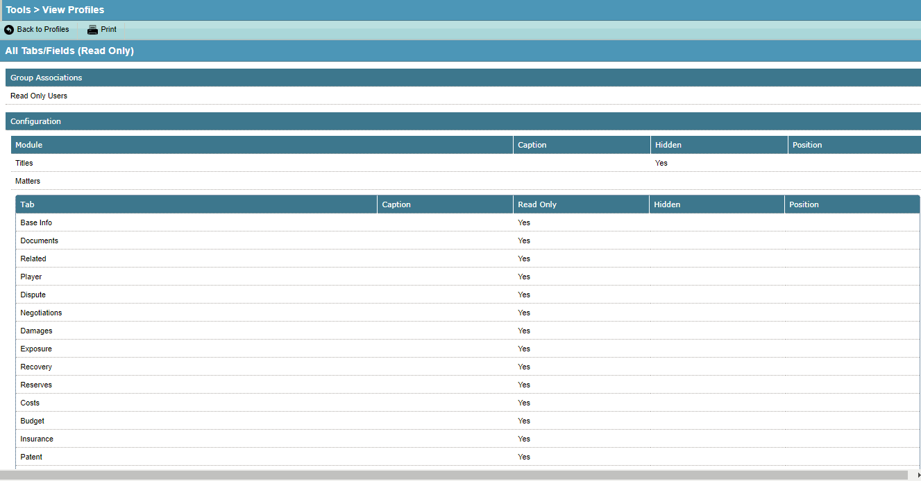 screenshot of eCounsel