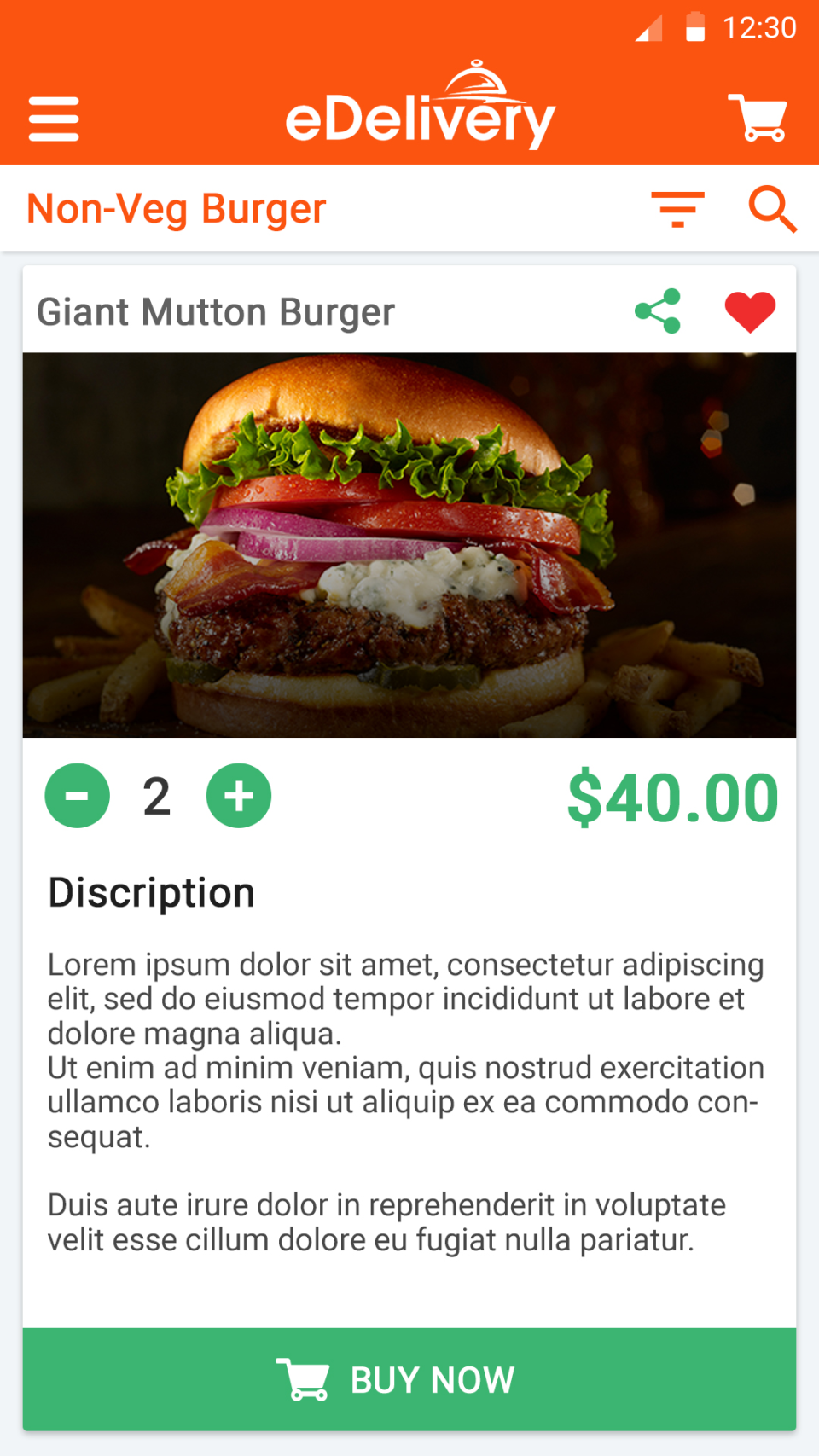 screenshot of eDeliveryApp