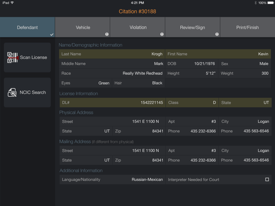 screenshot of eFORCE