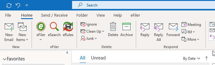 screenshot of eFiler