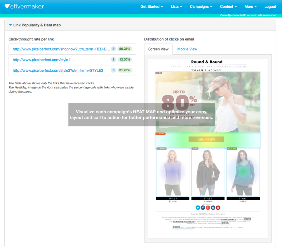screenshot of eFlyerMaker