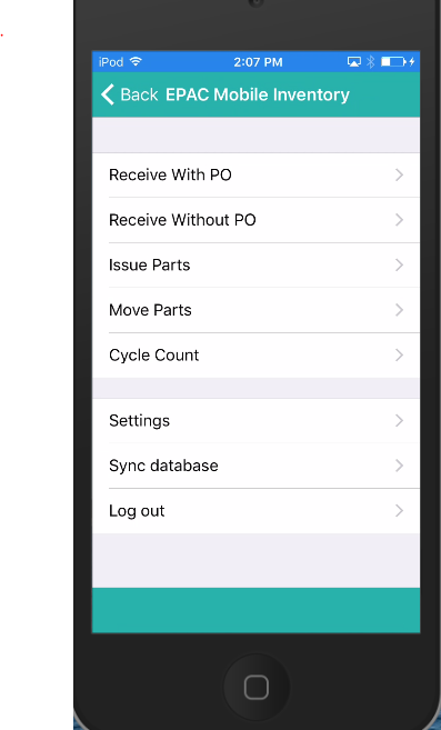 screenshot of ePAC