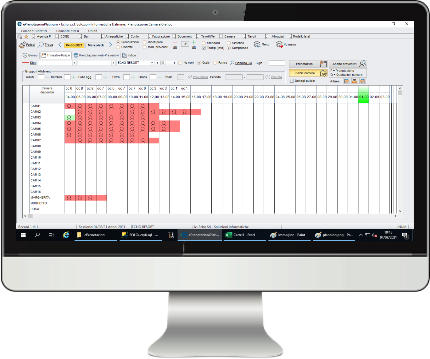 screenshot of ePrenotazioni