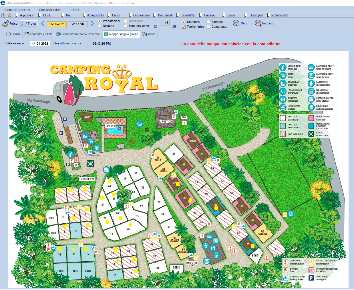 screenshot of ePrenotazioni