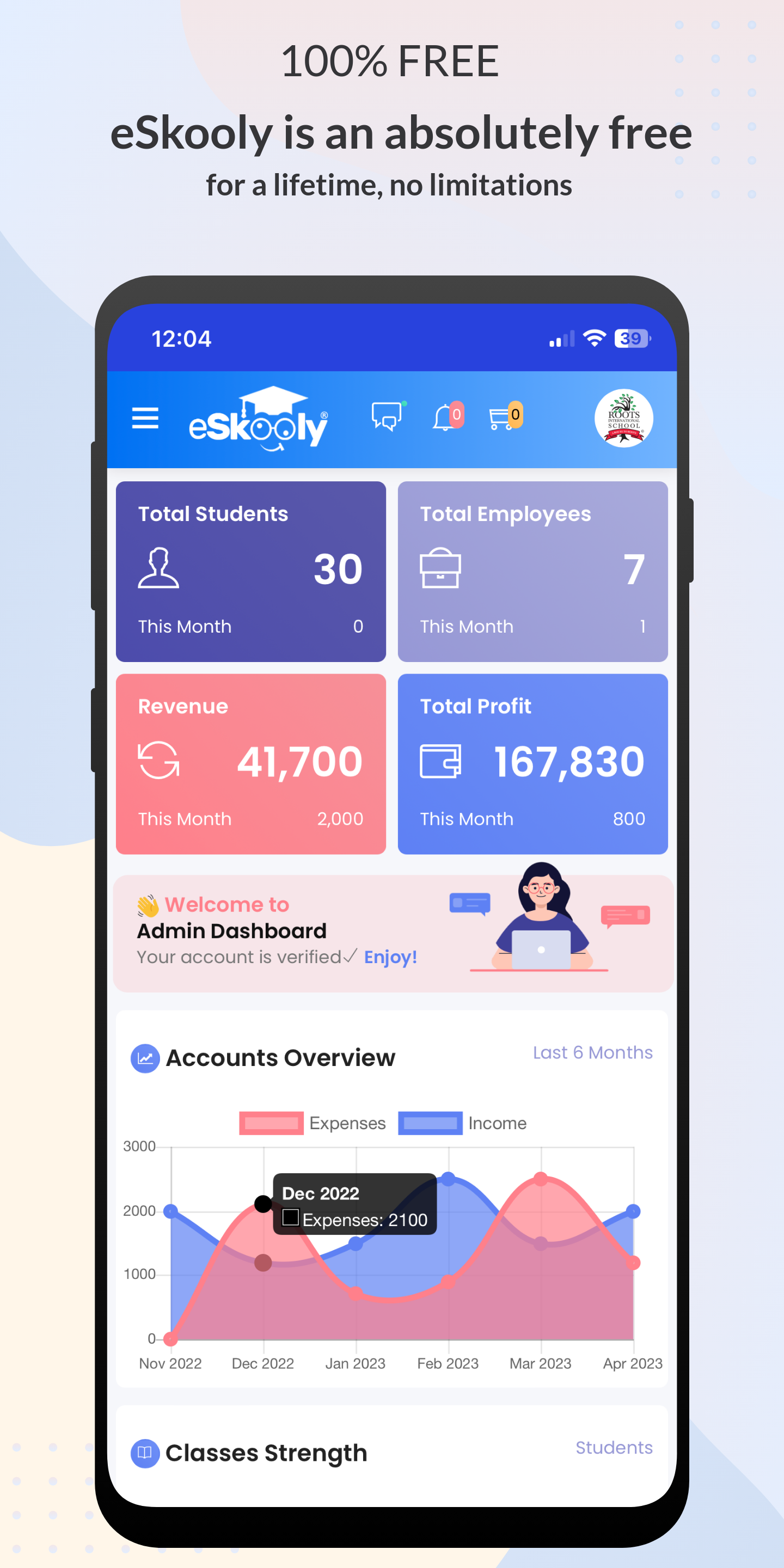 screenshot of eSkooly