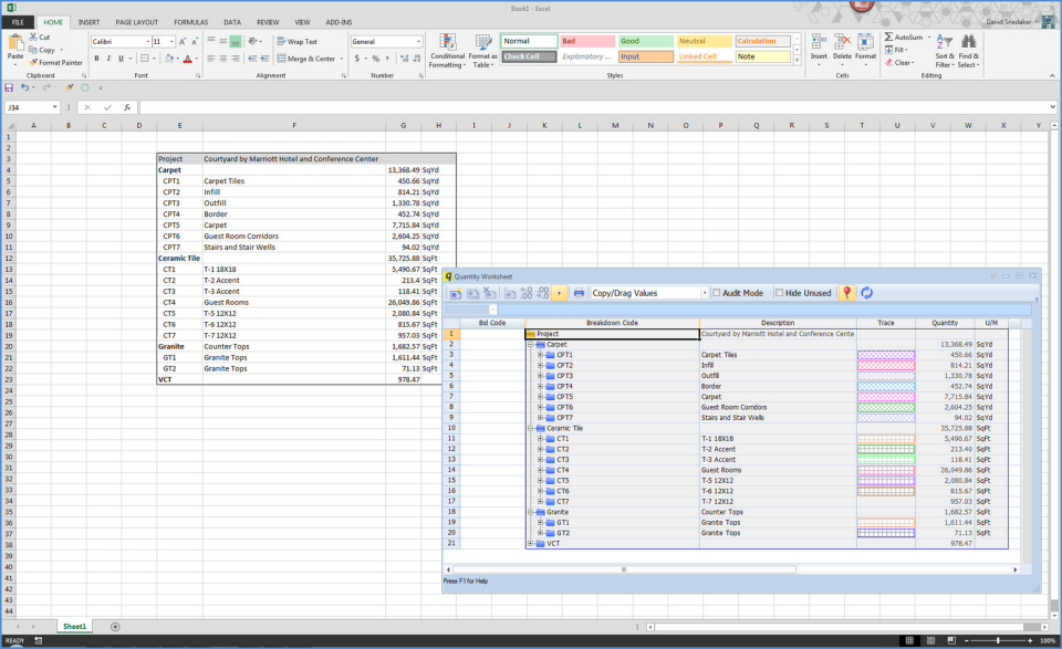 screenshot of eTakeoff