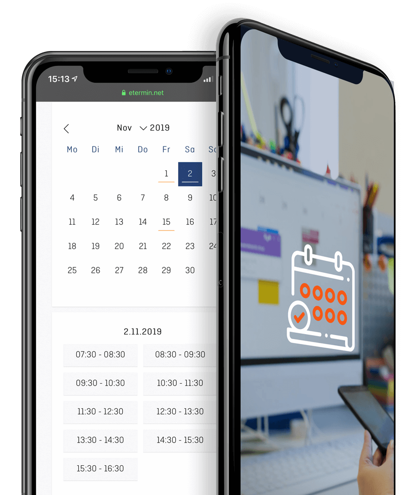 screenshot of eTermin