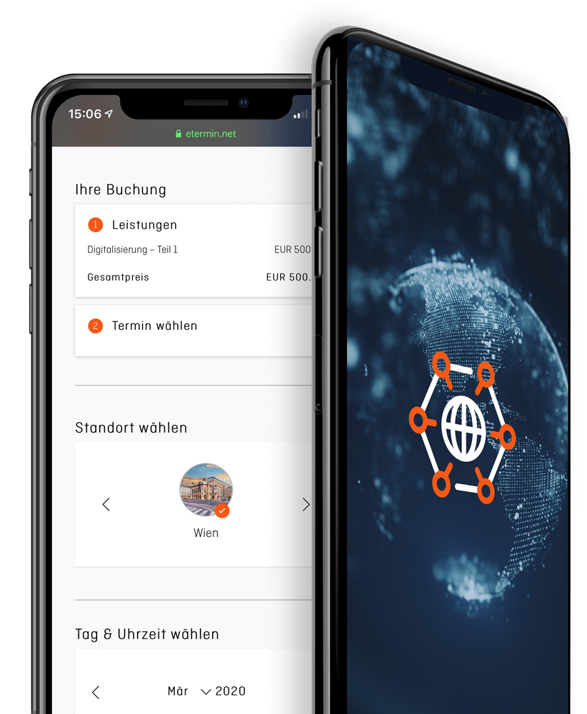 screenshot of eTermin