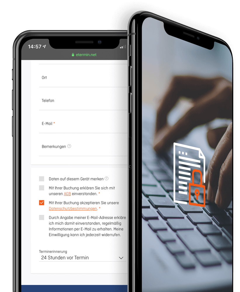 screenshot of eTermin