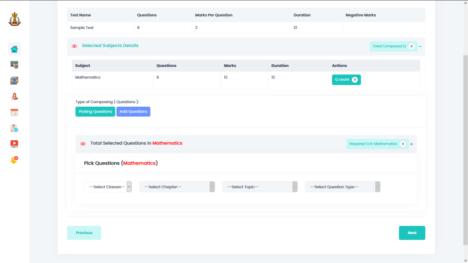screenshot of eTutor