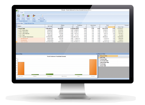screenshot of eValuate