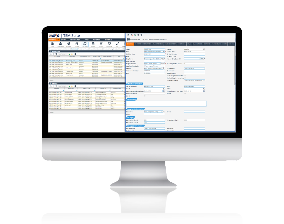 screenshot of eXsight