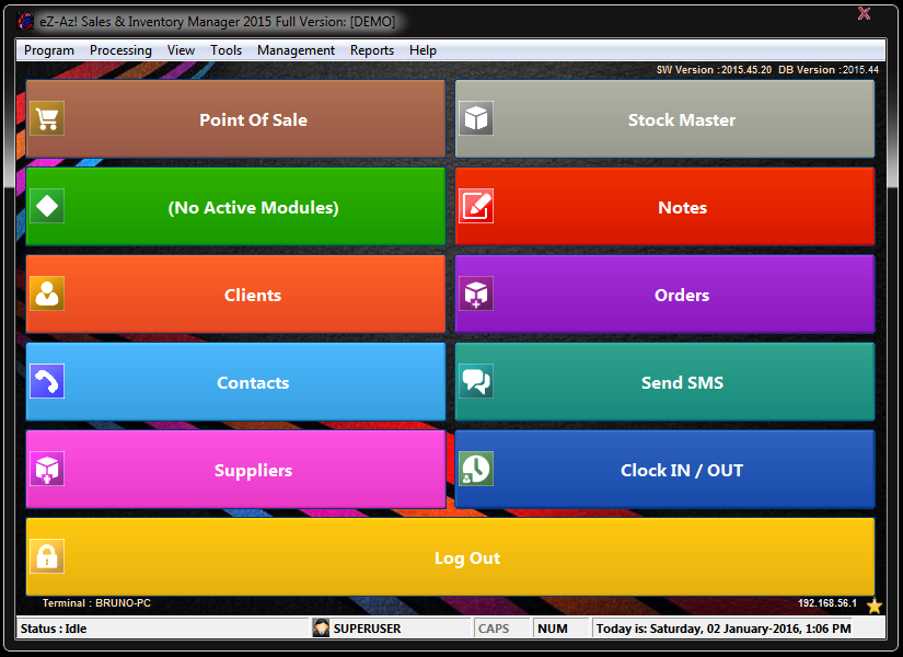 screenshot of eZ-Az!